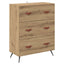 Skuffeskab 3-Skuffe Artisan Eg 69,5 x 34 x 90 cm