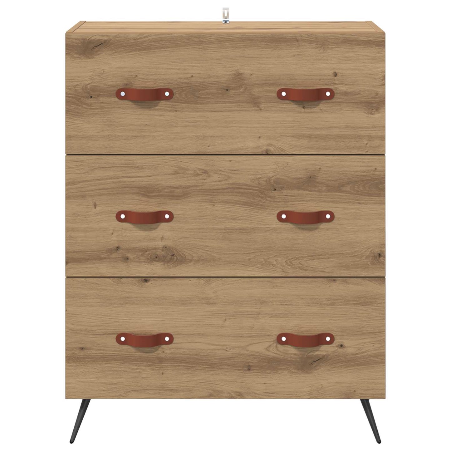 Skuffeskab 3-Skuffe Artisan Eg 69,5 x 34 x 90 cm