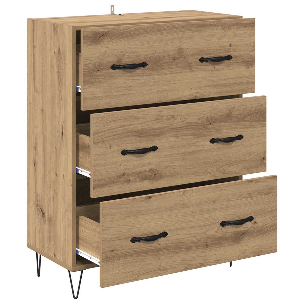 Sideboard Artisan Egetræ 69,5 x 34 x 90 cm