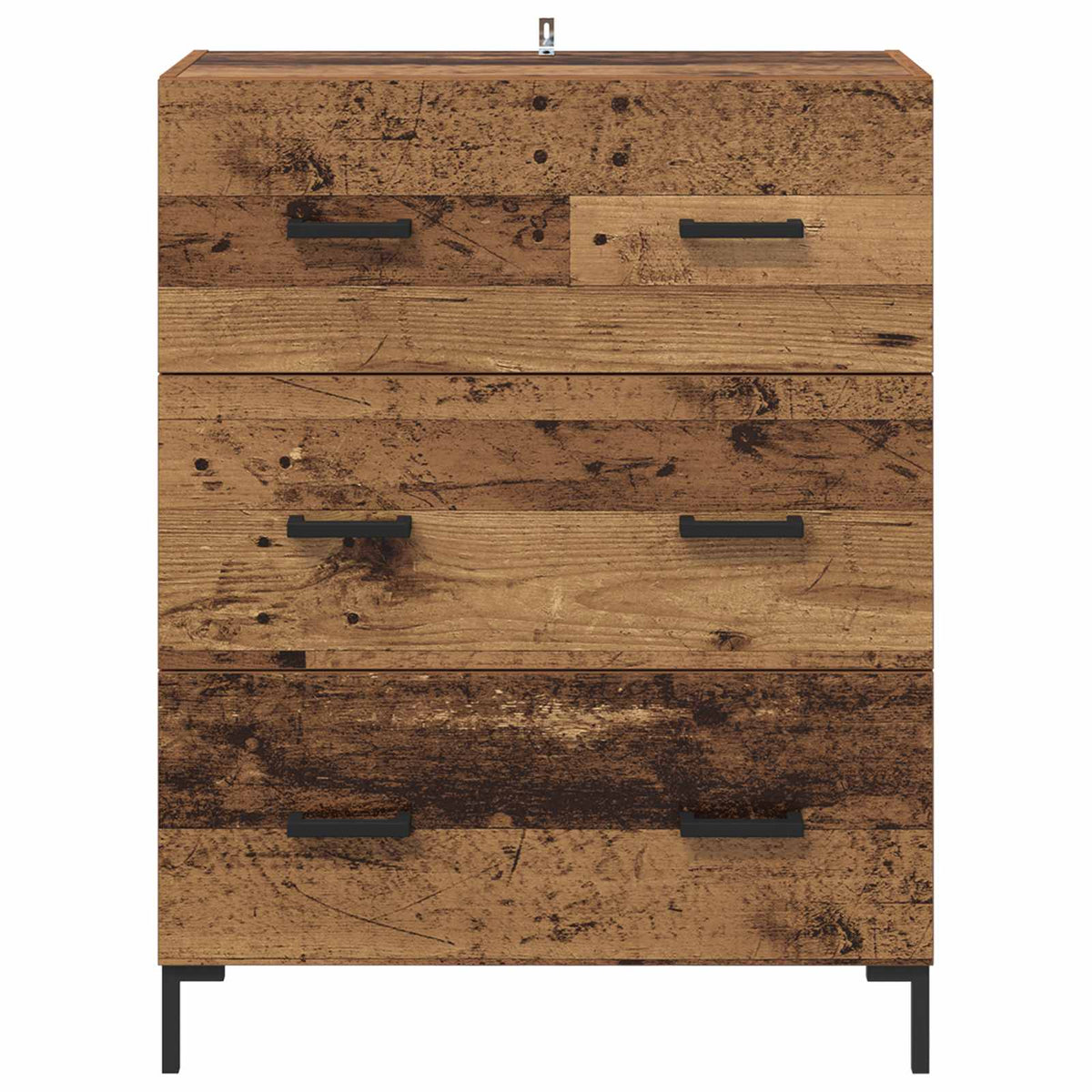 Sideboard Gammelt træ 69,5 x 34 x 90 cm Ingeniørt træ og jern