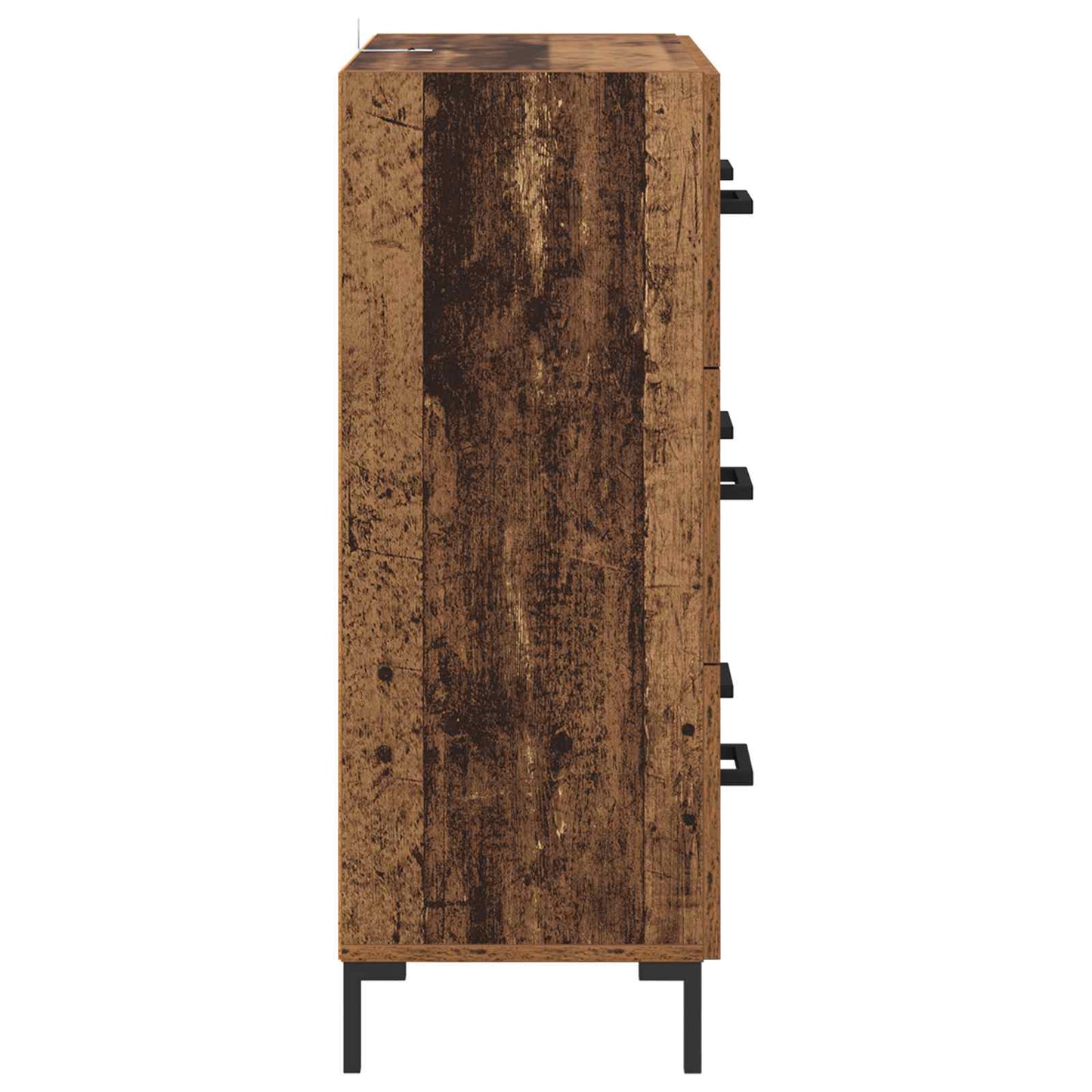 Sideboard Gammelt træ 69,5 x 34 x 90 cm Ingeniørt træ og jern