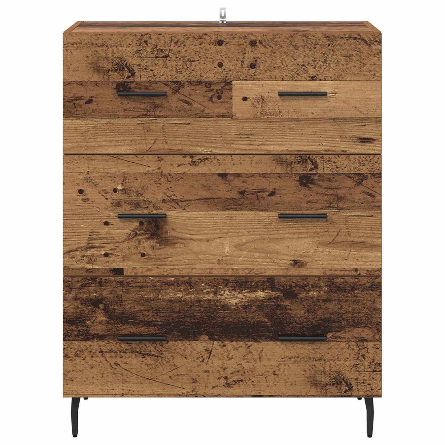Sideboard Gammelt træ 69,5 x 34 x 90 cm Ingeniørt træ og jern