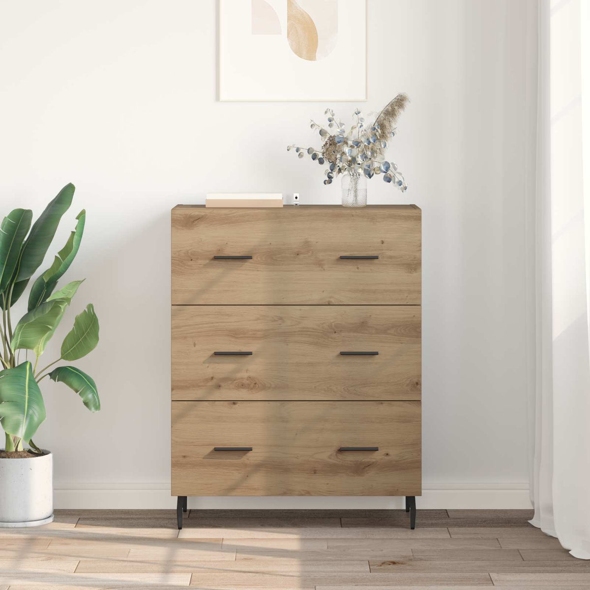 Sideboard Artisan Egetræ 69,5 x 34 x 90 cm
