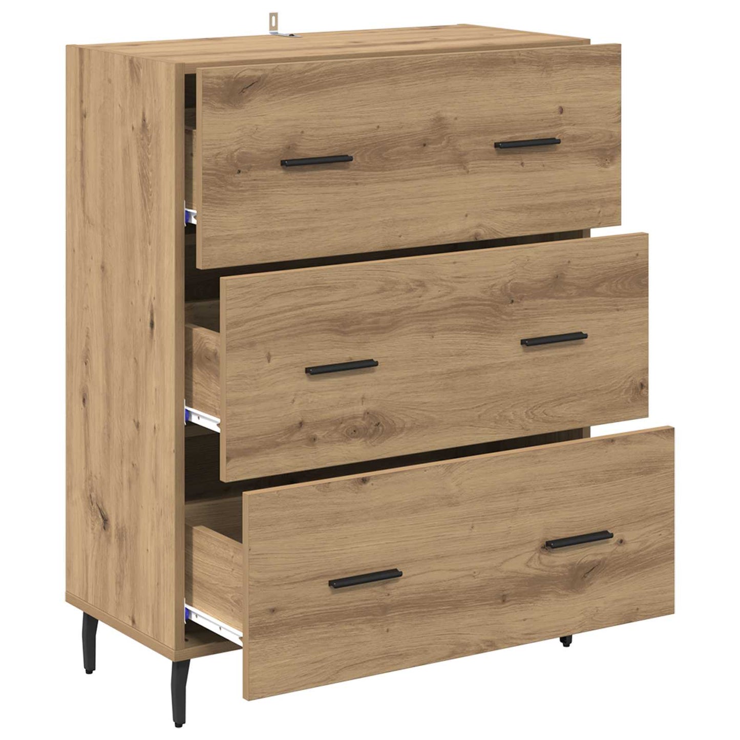 Sideboard Artisan Egetræ 69,5 x 34 x 90 cm