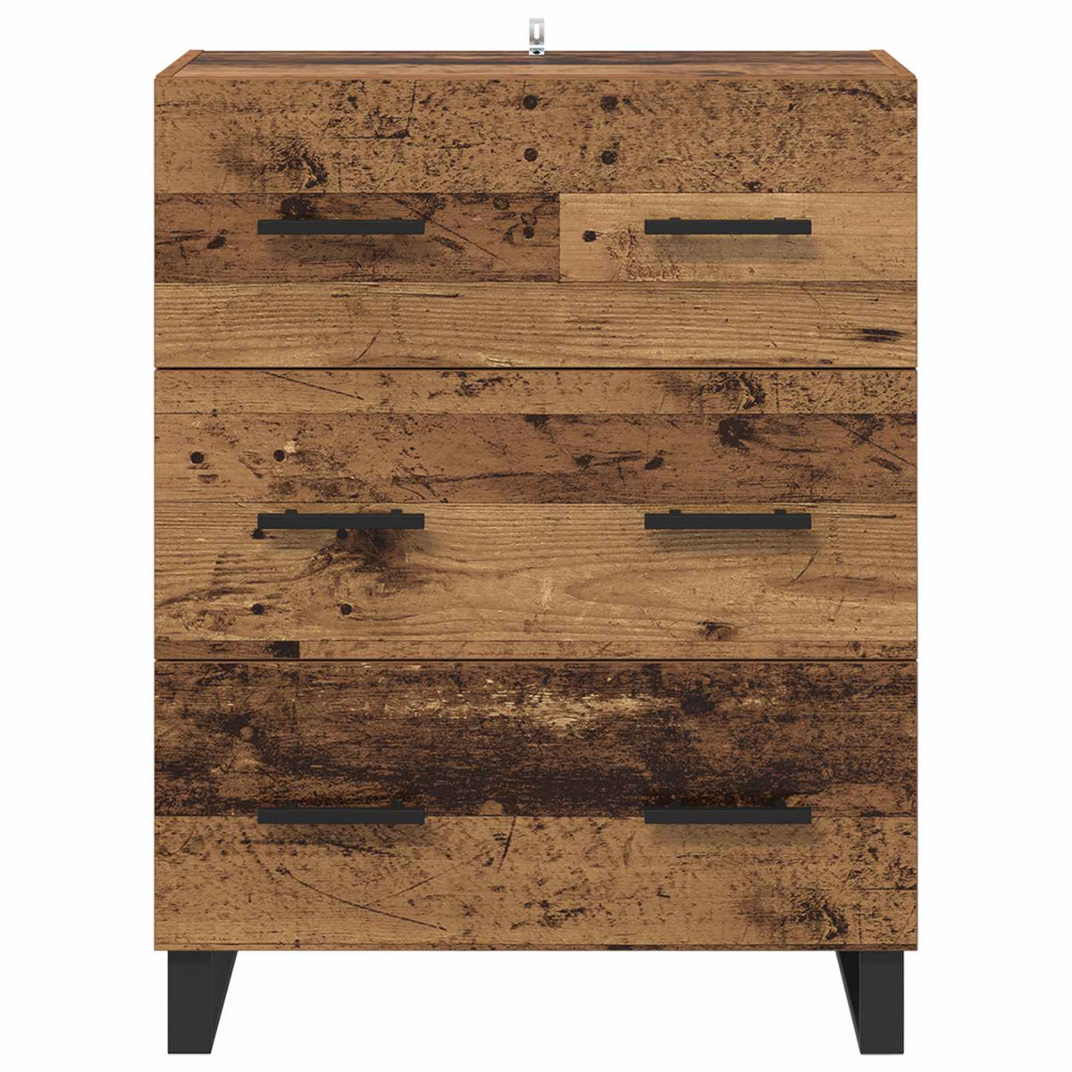 Sideboard Gammelt træ 69,5 x 34 x 90 cm Ingeniørt træ og jern