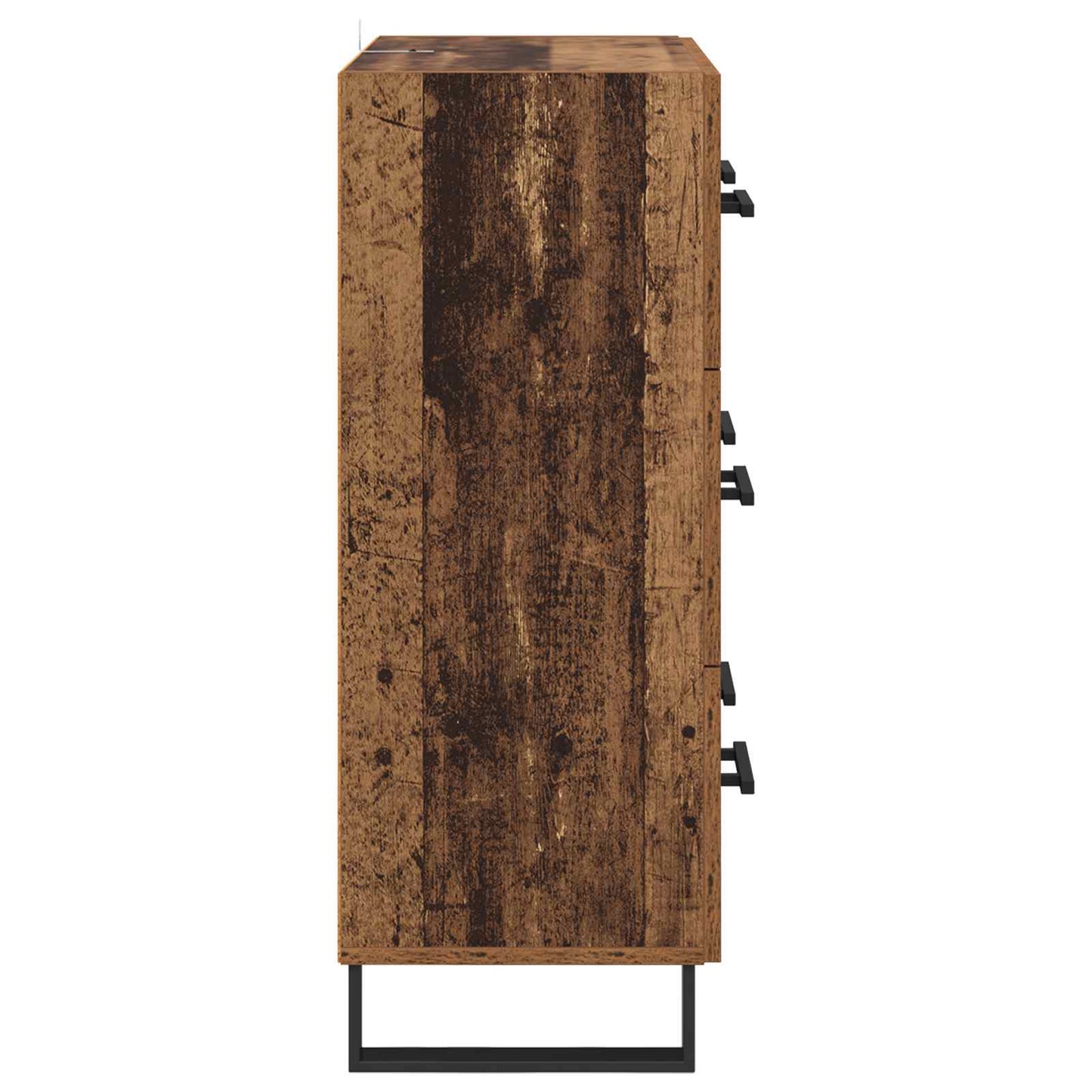 Sideboard Gammelt træ 69,5 x 34 x 90 cm Ingeniørt træ og jern