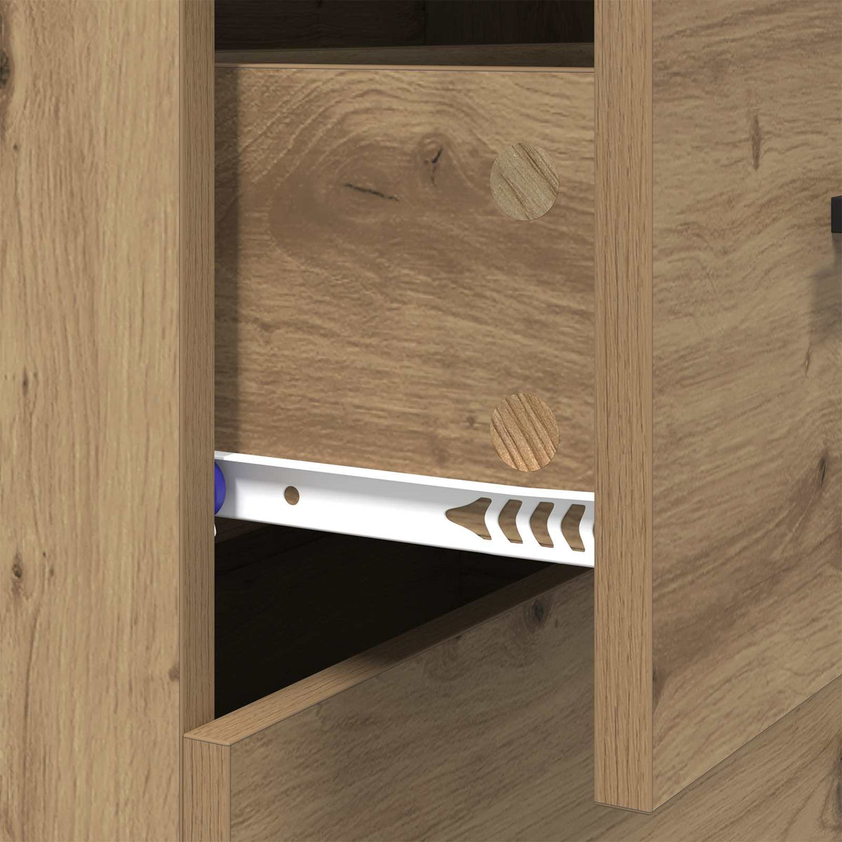 Sideboard Artisan Egetræ 69,5 x 34 x 90 cm