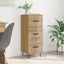Sideboard artisan eg 34 x 34,5 x 90 cm Konstrueret træ