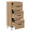 Sideboard artisan eg 34 x 34,5 x 90 cm Konstrueret træ