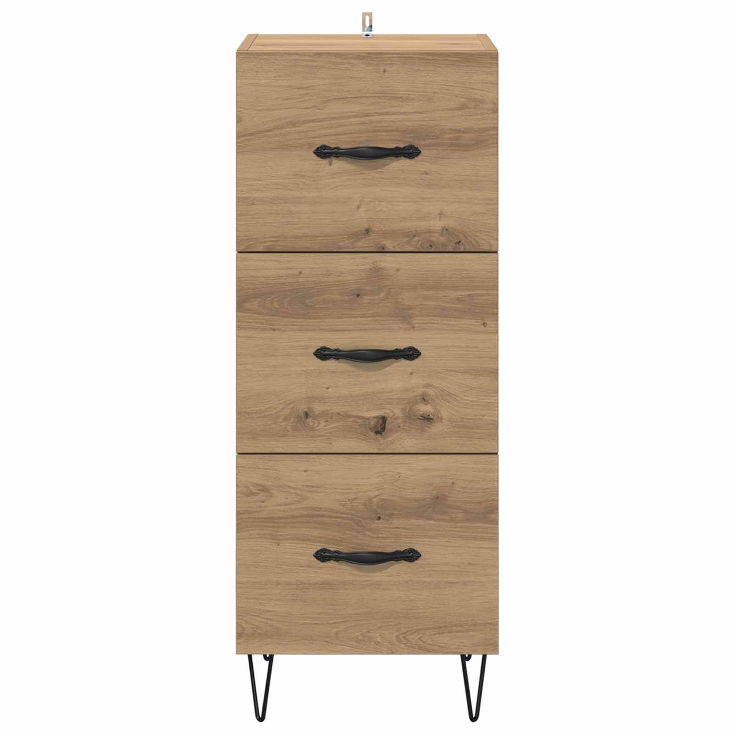 Sideboard artisan eg 34 x 34,5 x 90 cm Konstrueret træ