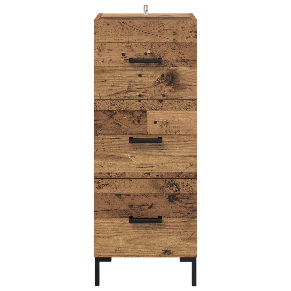 Sideboard Gammelt træ 34,5 x 34 x 90 cm Konstrueret træ