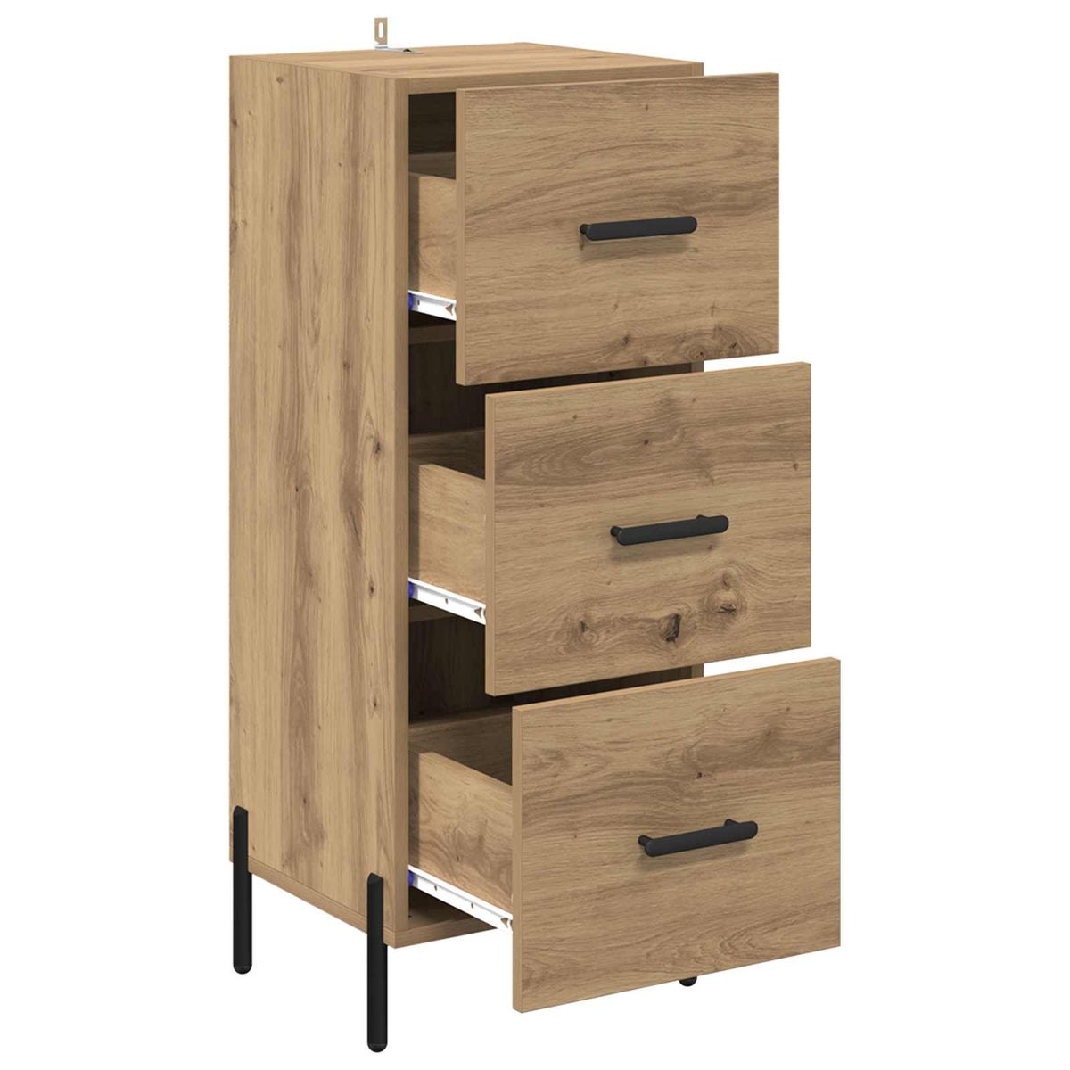Sideboard artisan eg 34 x 34.5 x 90 cm Konstrueret træ