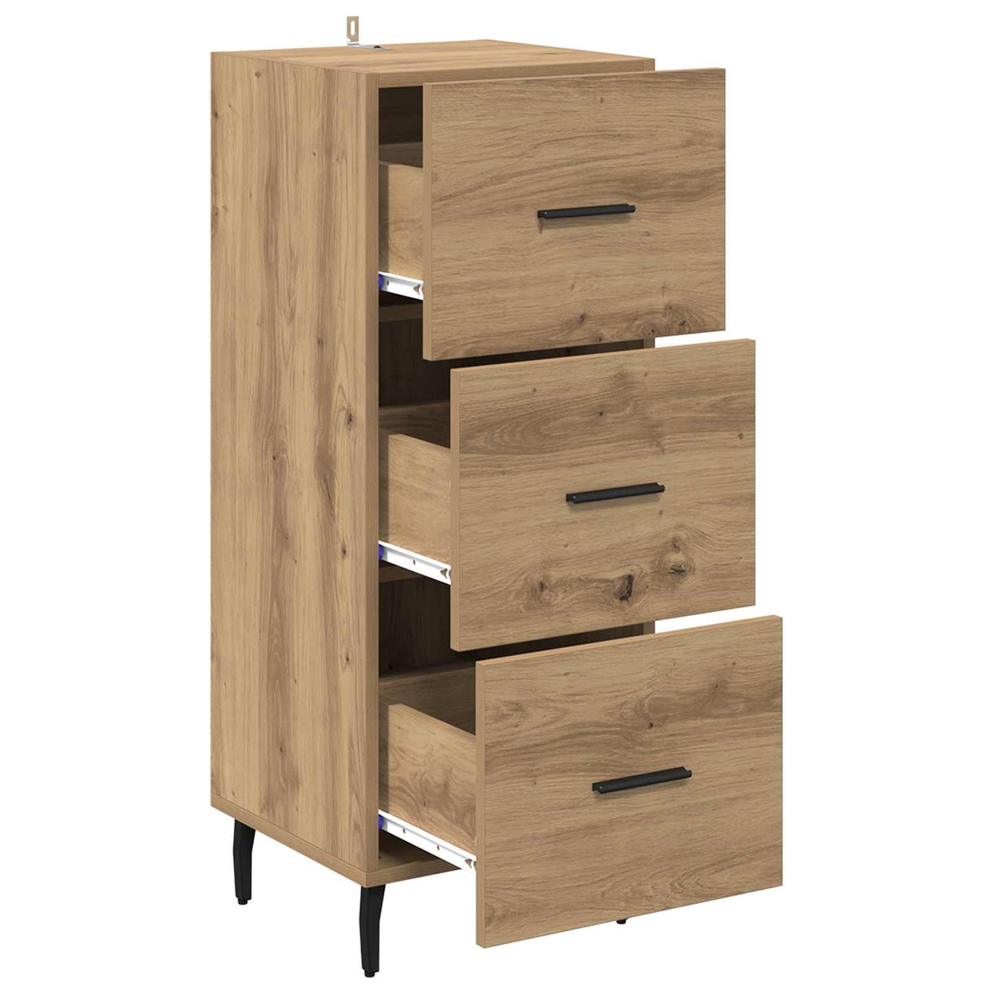 Sideboard artisan eg 34 x 34.5 x 90 cm Konstrueret træ