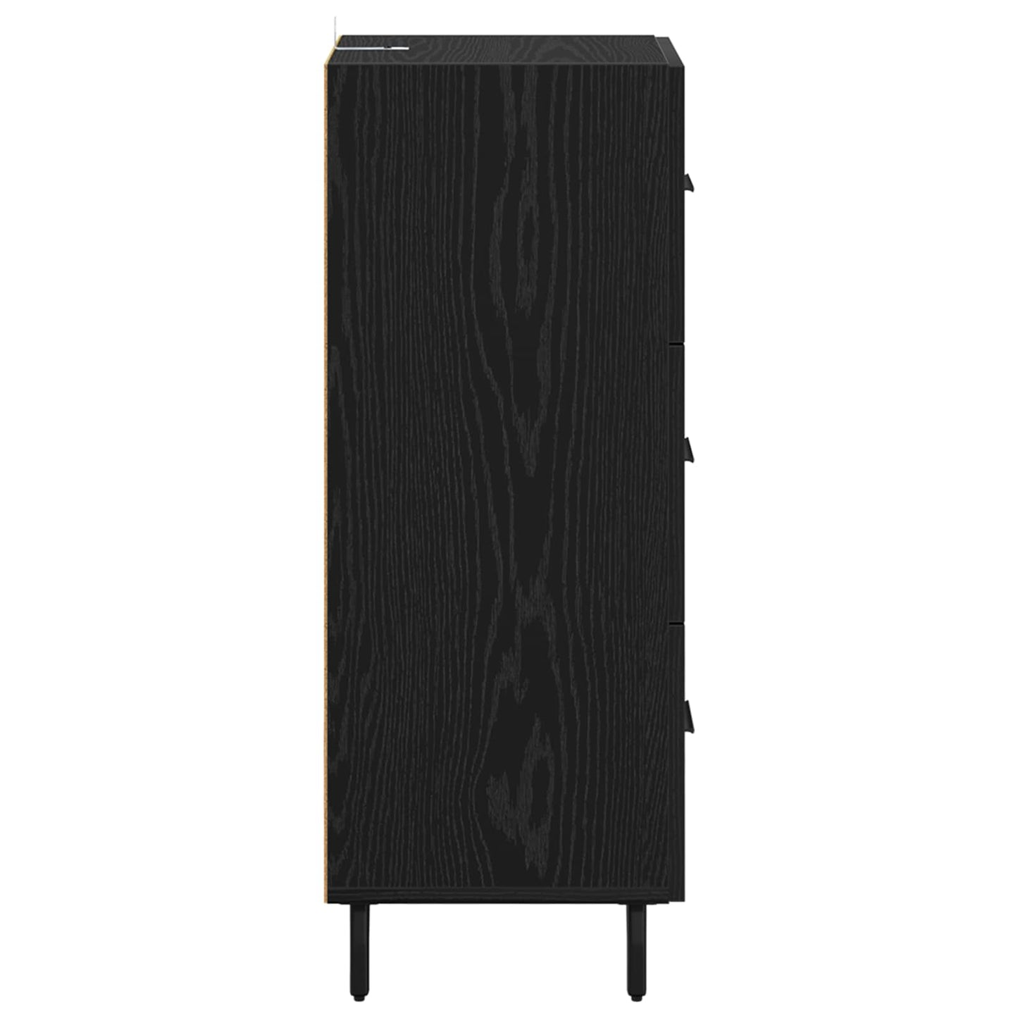 Sideboard Sort eg 34 x 34.5 x 90 cm Konstrueret træ