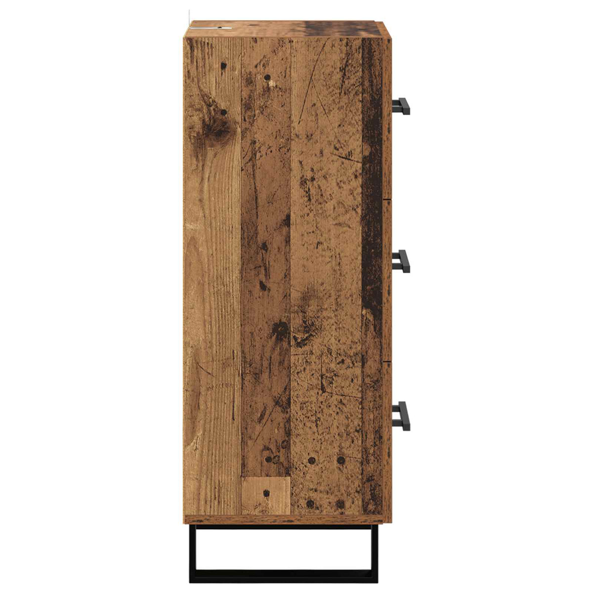 Sideboard Gammelt træ 34,5 x 34 x 90 cm Ingeniørt træ og jern