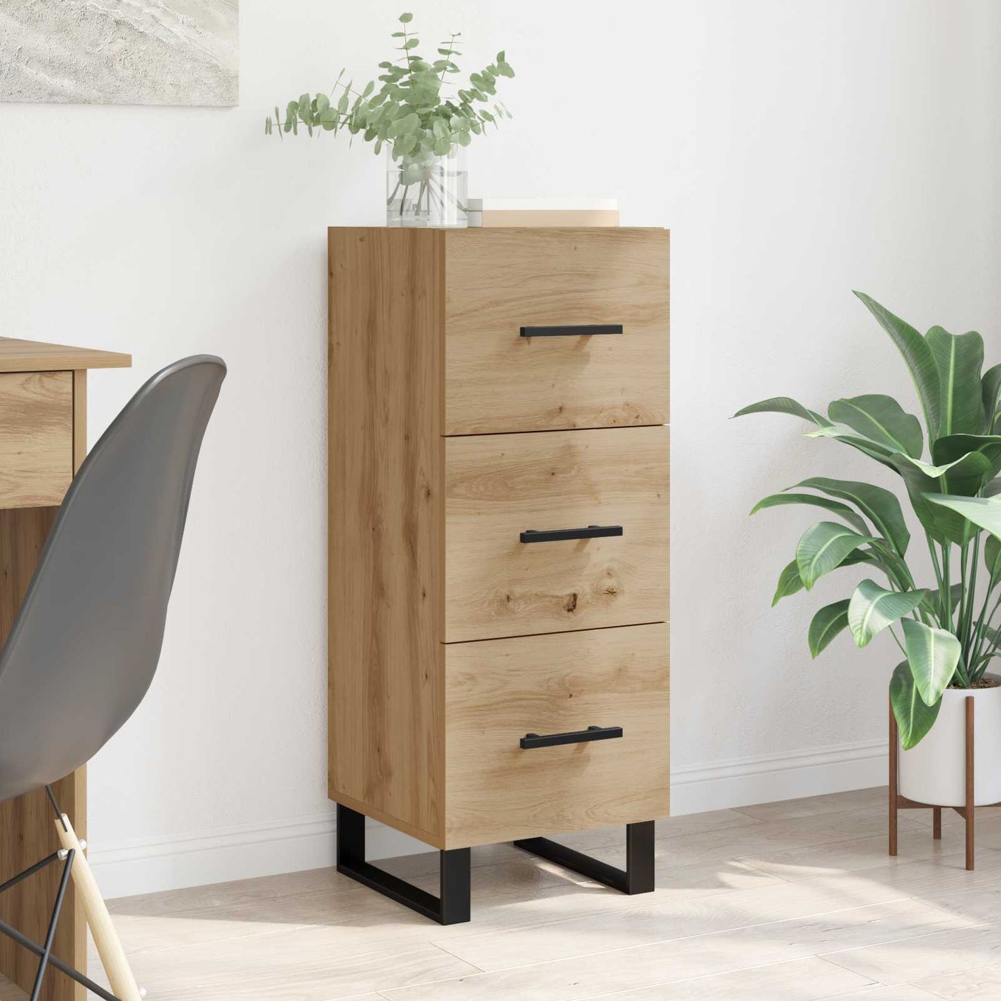 Sideboard Artisan Egetræ 34,5 x 34 x 90 cm
