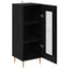 Sideboard Sort eg 34 x 34.5 x 90 cm Konstrueret træ