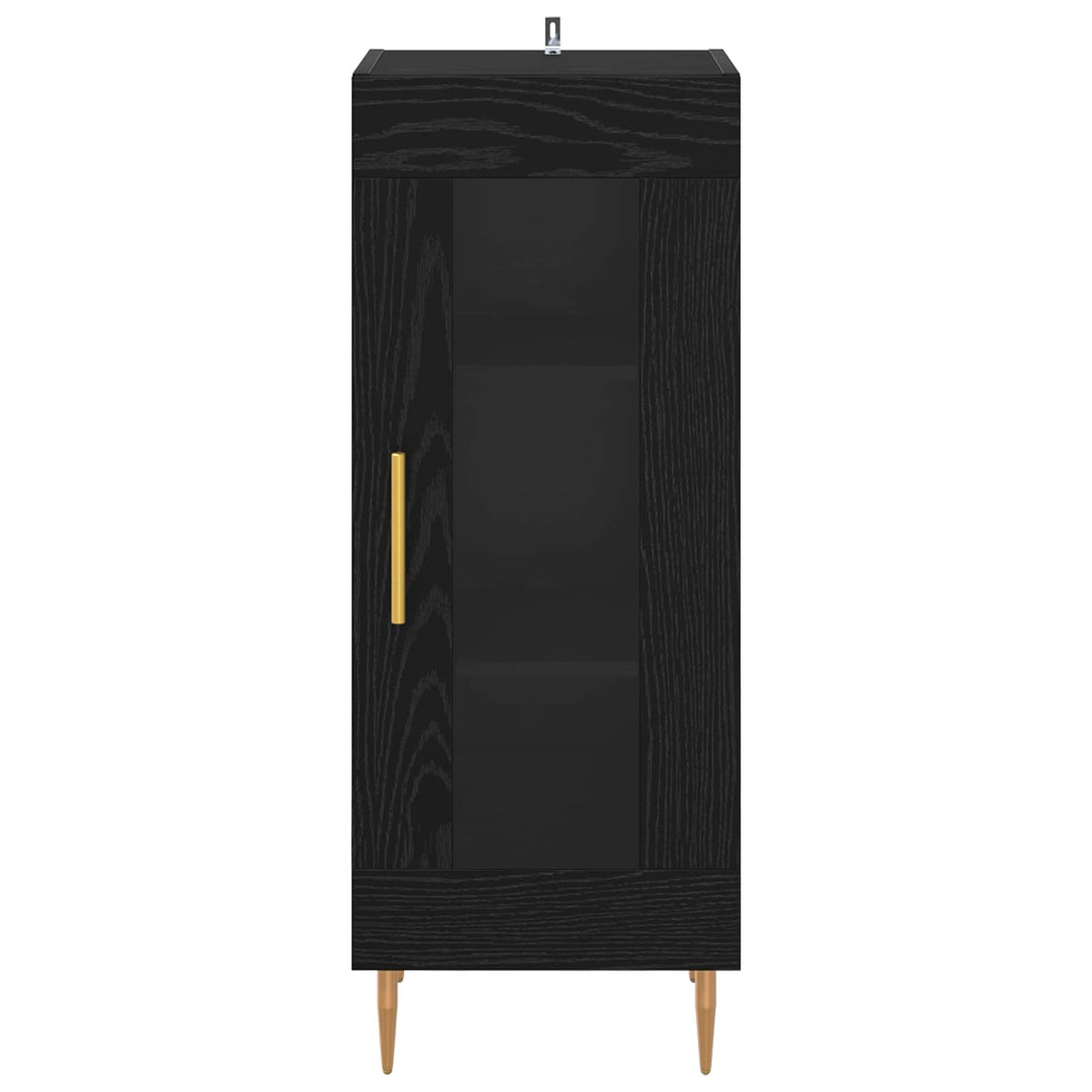 Sideboard Sort eg 34 x 34.5 x 90 cm Konstrueret træ