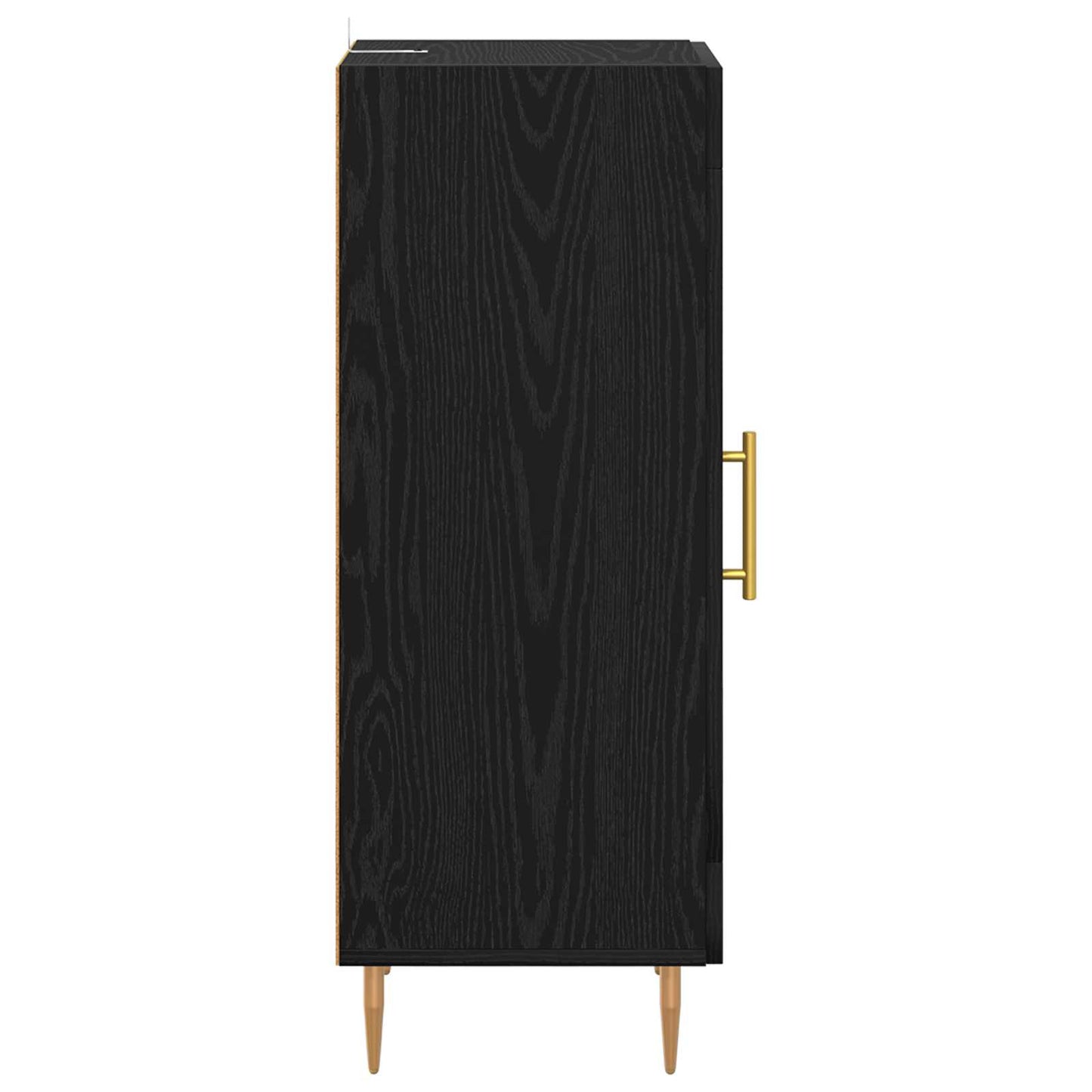 Sideboard Sort eg 34 x 34.5 x 90 cm Konstrueret træ