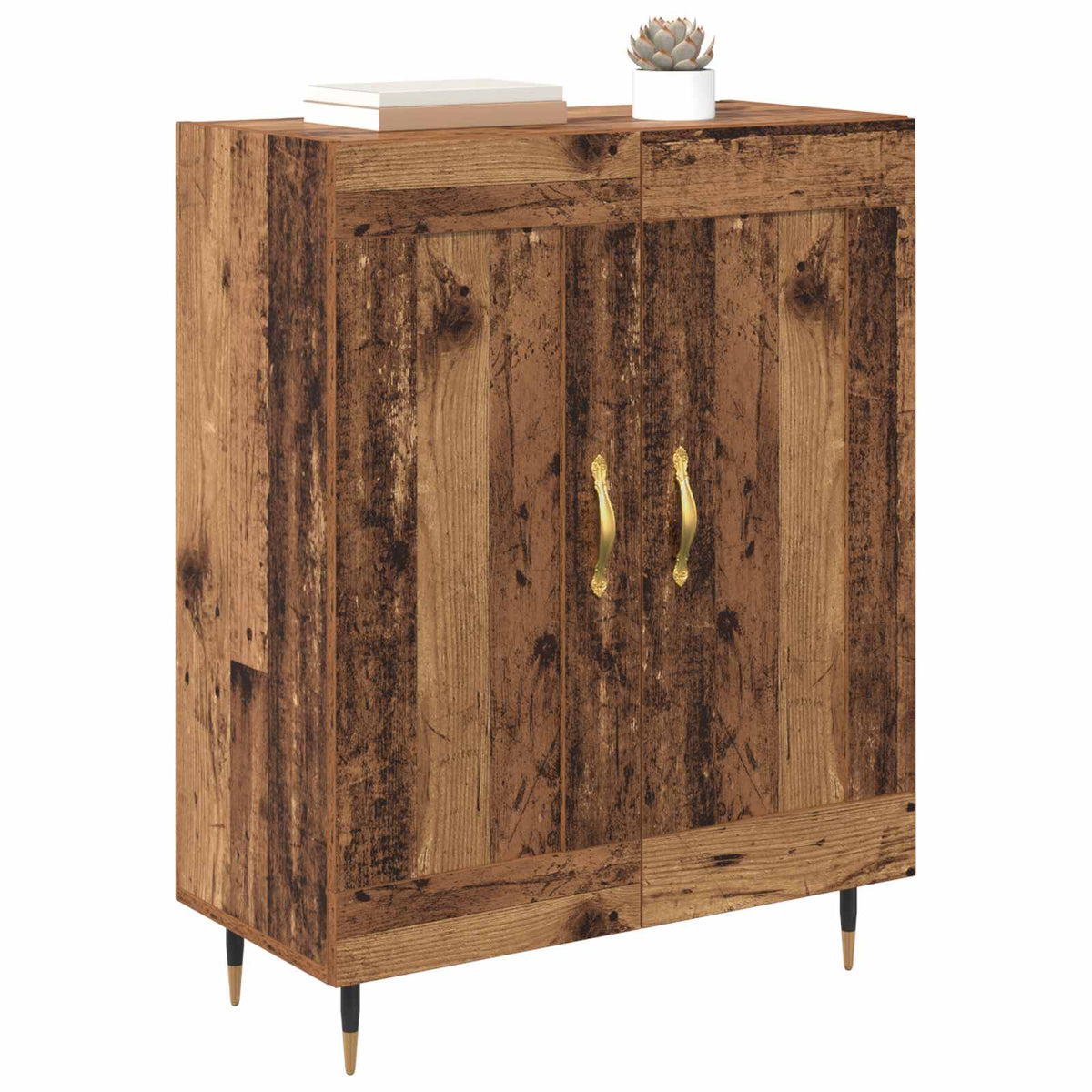 Sideboard Gammelt træ 69,5 x 34 x 90 cm Konstrueret træ