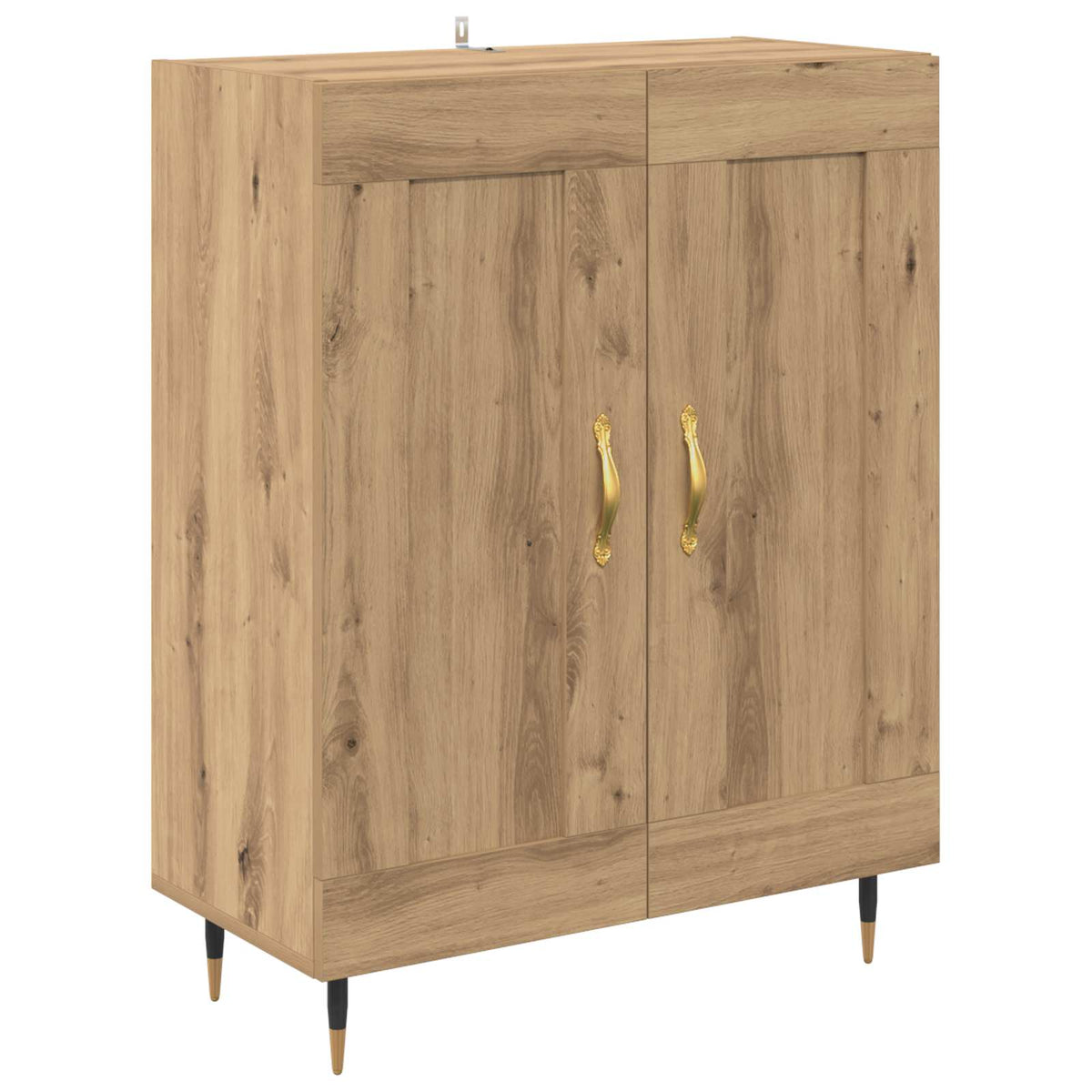 Sideboard Artisan Egetræ 69,5 x 34 x 90 cm Konstrueret træ