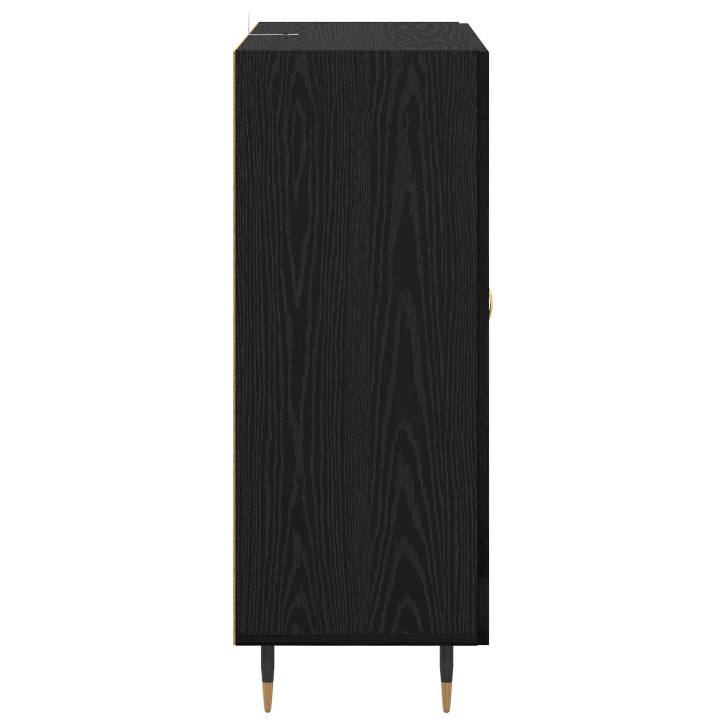 Sideboard Sort eg 69,5 x 34 x 90 cm Konstrueret træ