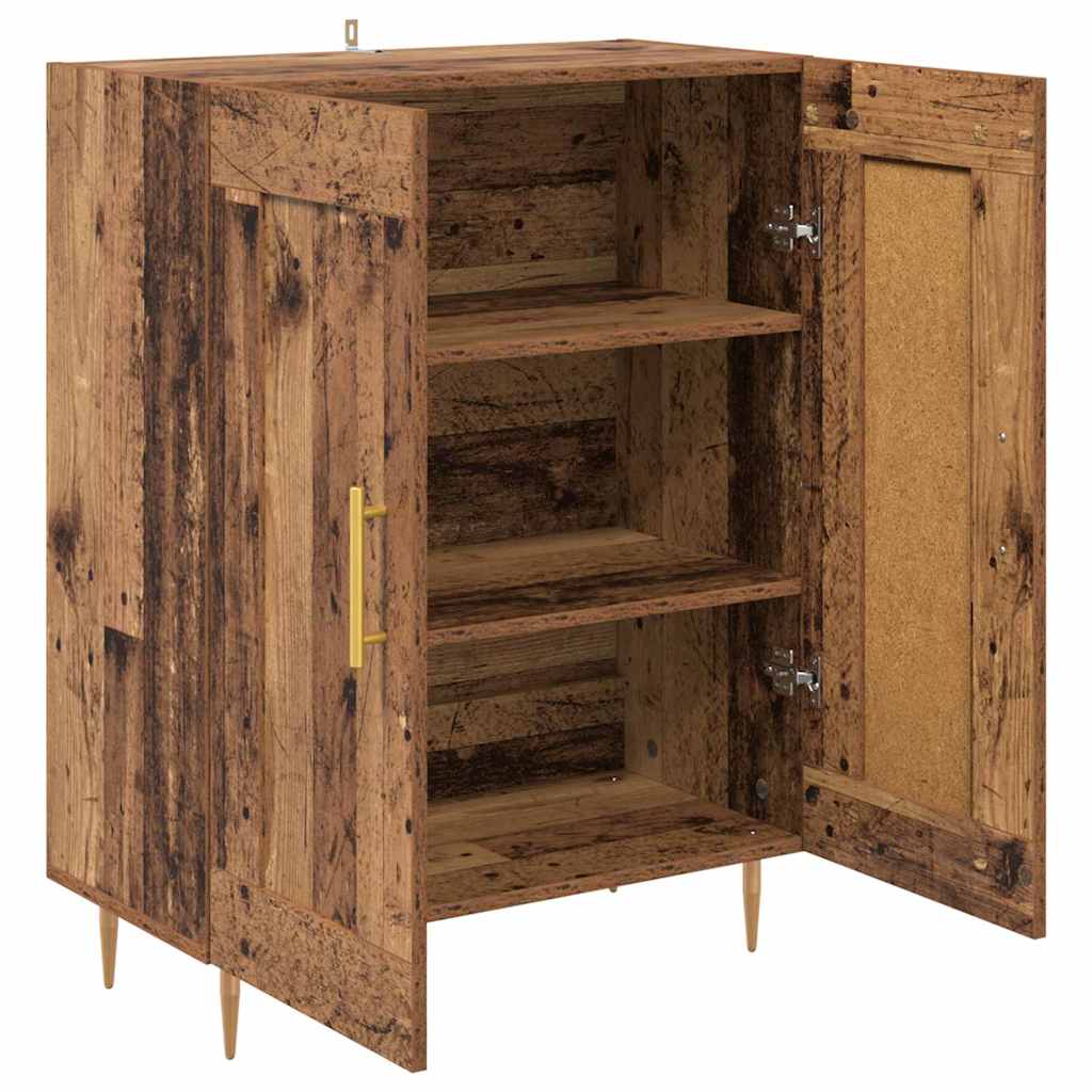 Sideboard Gammelt træ 69,5 x 34 x 90 cm Ingeniørt træ og jern