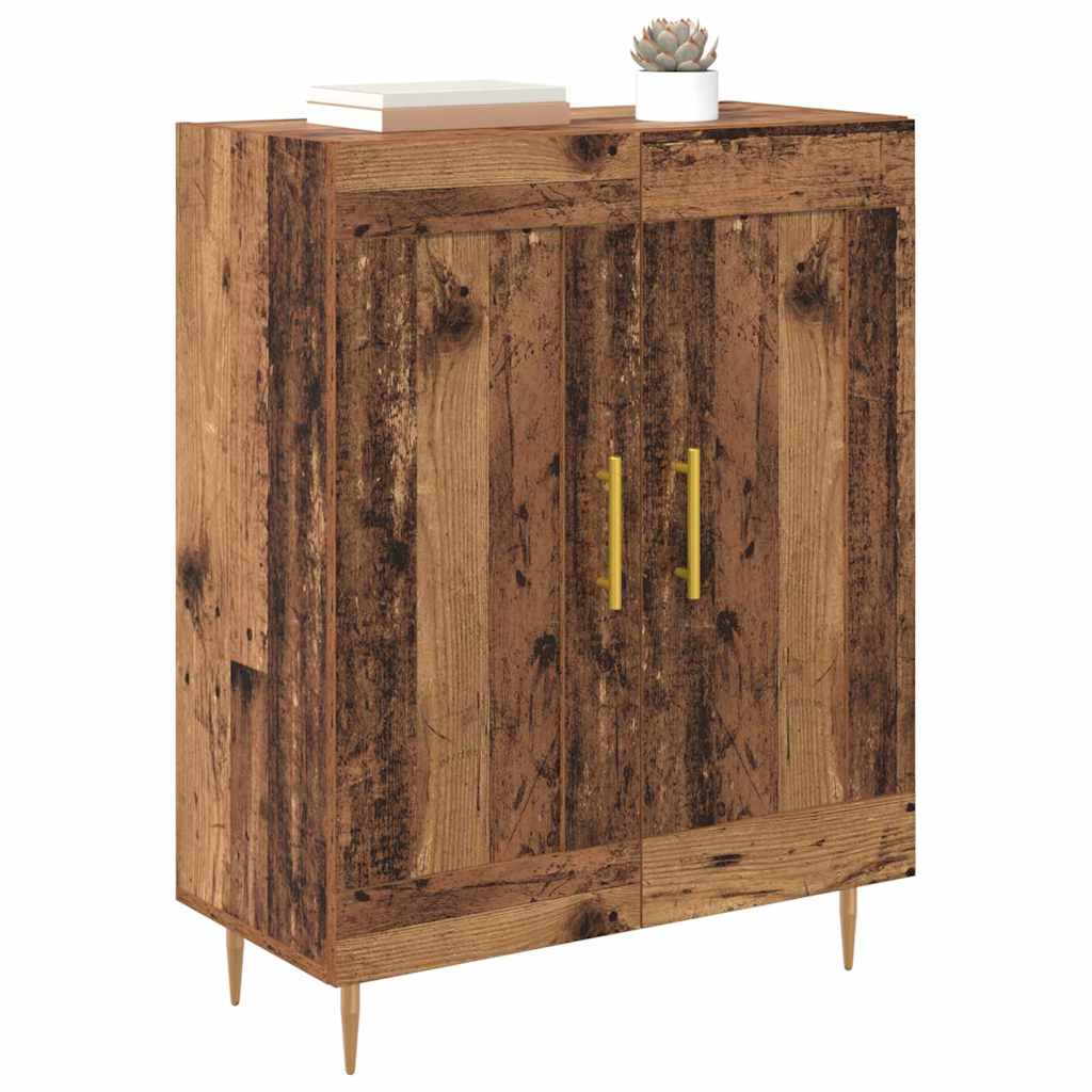 Sideboard Gammelt træ 69,5 x 34 x 90 cm Ingeniørt træ og jern