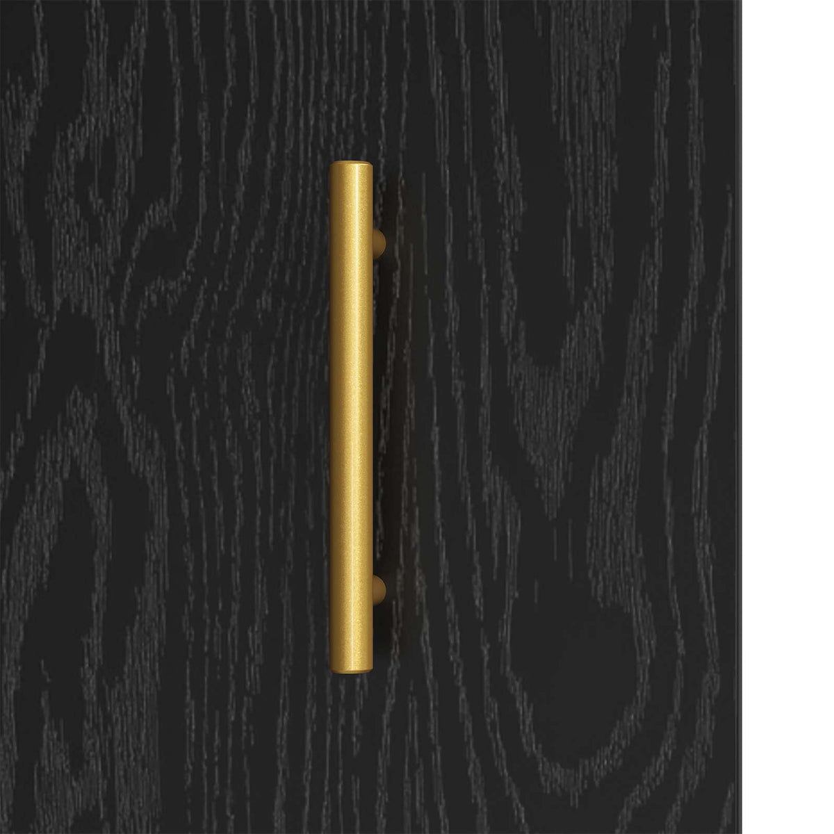 Sideboard Sort eg 69,5 x 34 x 90 cm Ingeniørt træ og jern