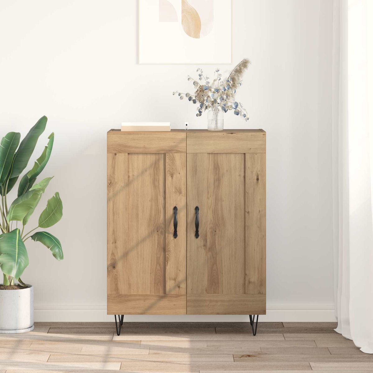 Sideboard Artisan Egetræ 69,5 x 34 x 90 cm