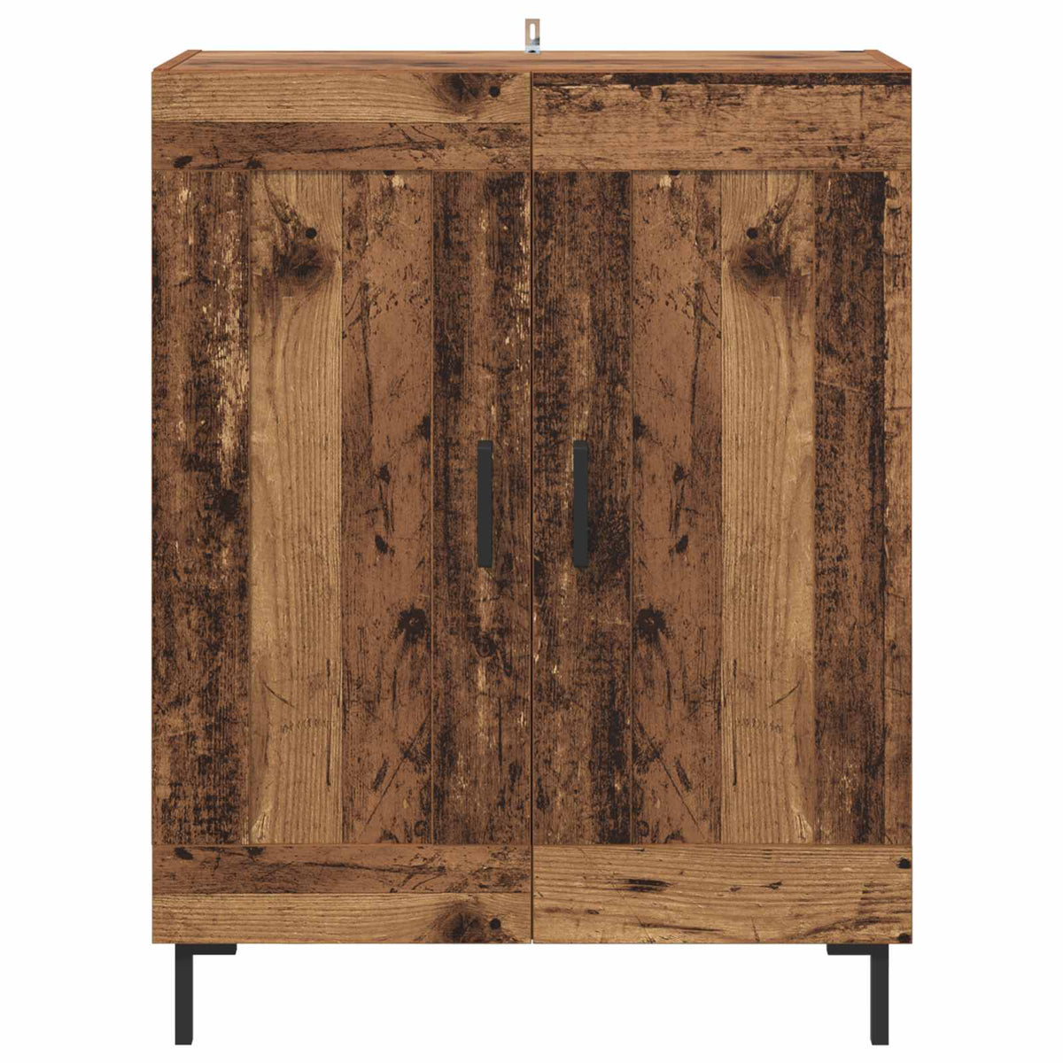 Sideboard Gammelt træ 69,5 x 34 x 90 cm Ingeniørt træ og jern
