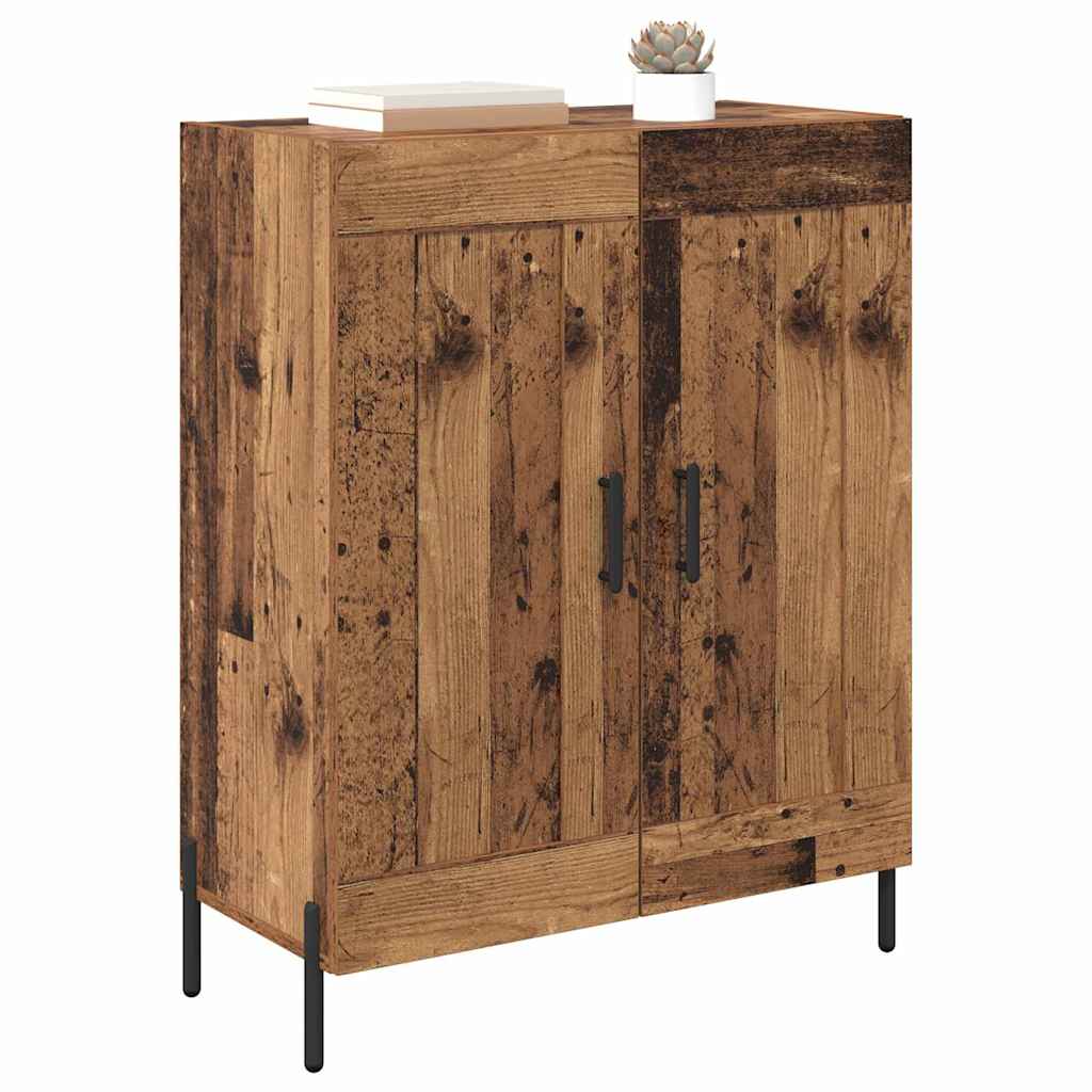 Sideboard Gammelt træ 69,5 x 34 x 90 cm Ingeniørt træ og jern