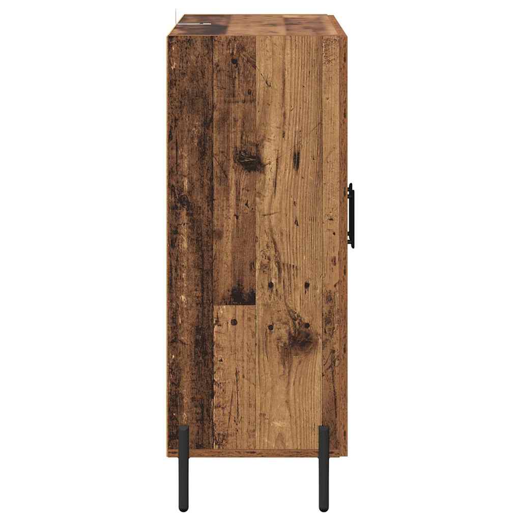 Sideboard Gammelt træ 69,5 x 34 x 90 cm Ingeniørt træ og jern