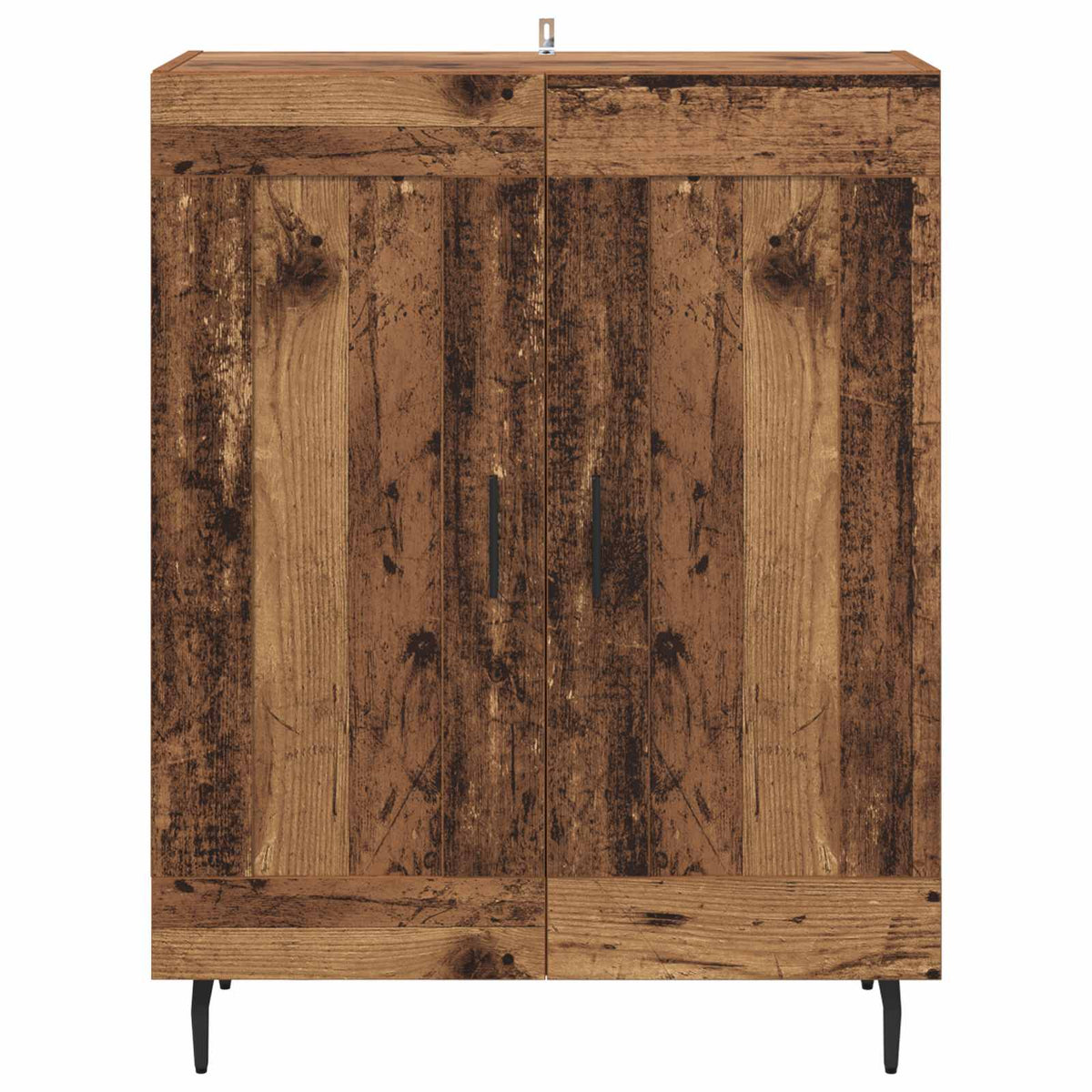 Sideboard Gammelt træ 69,5 x 34 x 90 cm Ingeniørt træ og jern