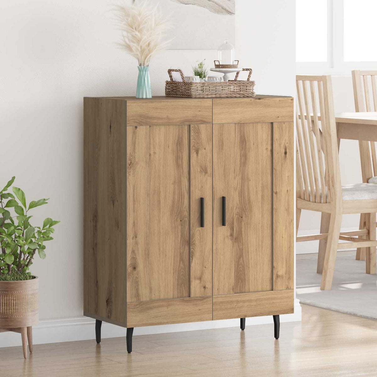 Sideboard Artisan Egetræ 69,5 x 34 x 90 cm
