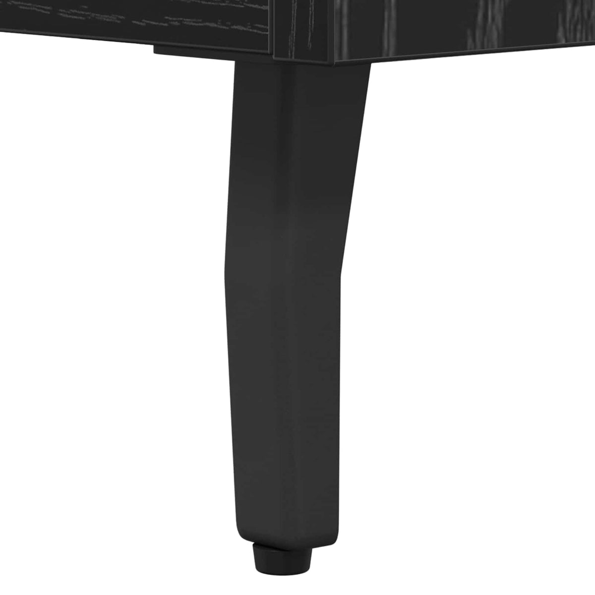 Sideboard Sort eg 69,5 x 34 x 90 cm Ingeniørt træ og jern