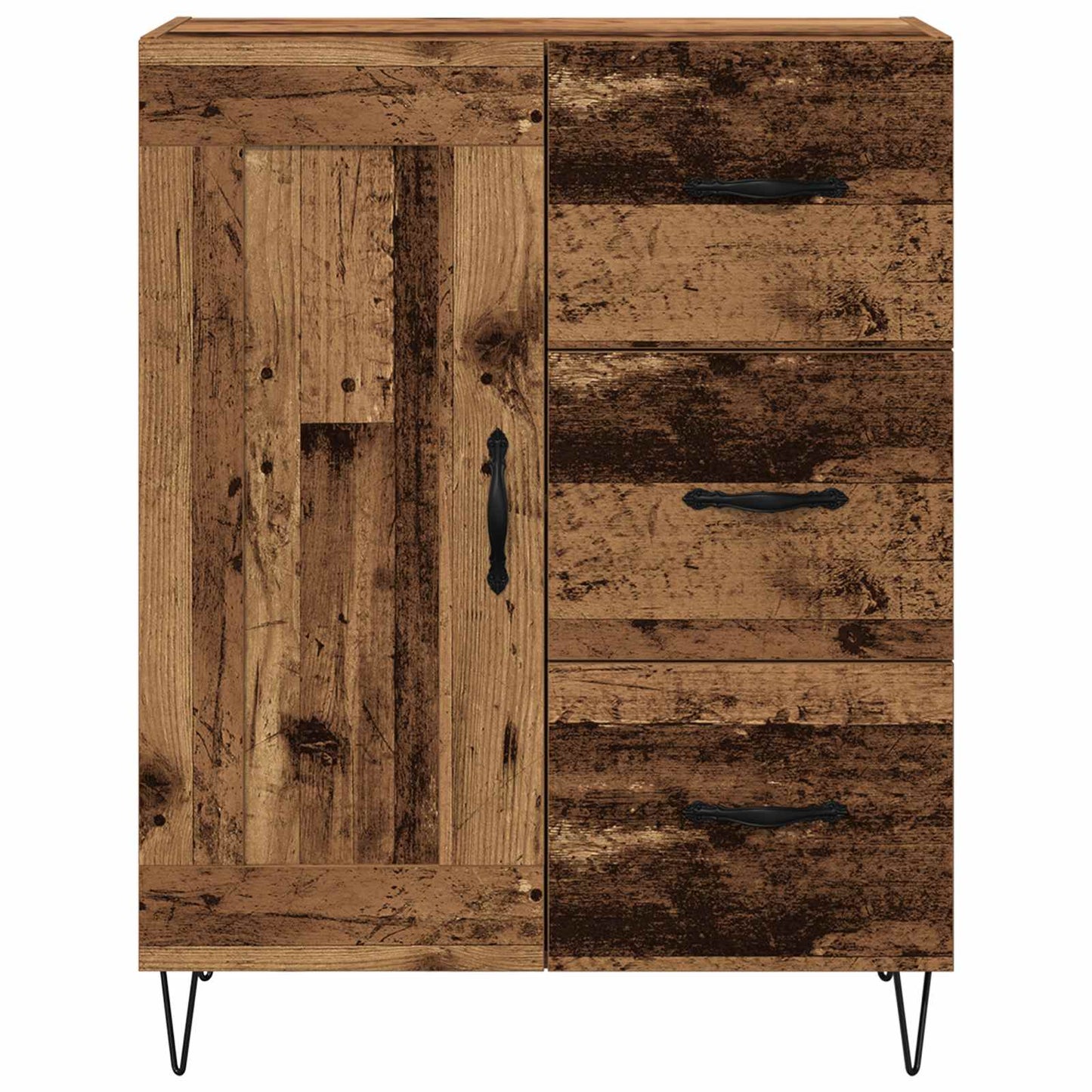 Sideboard Gammelt træ 69,5 x 34 x 90 cm Konstrueret træ