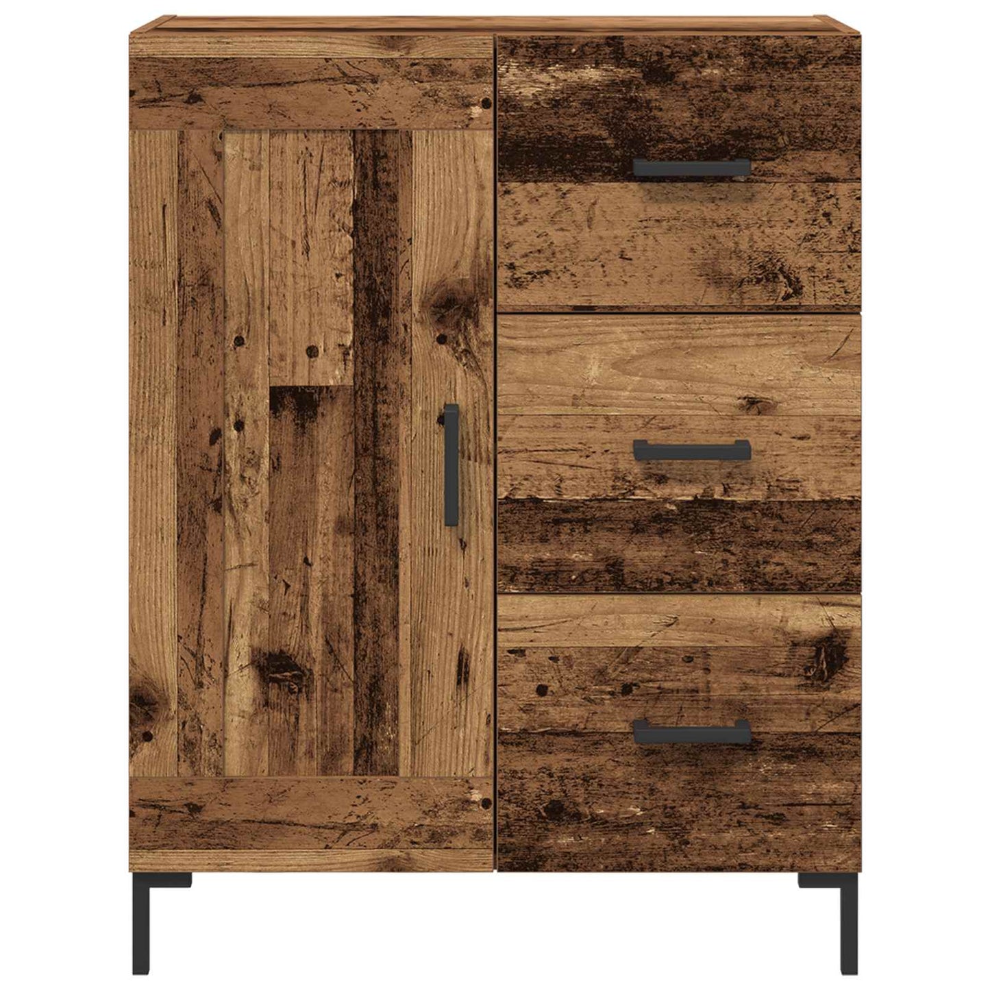 Sideboard Gammelt træ 69.5 x 34 x 90 cm Konstrueret træ
