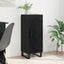 Sideboard Sort eg 34,5 x 34 x 90 cm Ingeniørt træ og jern