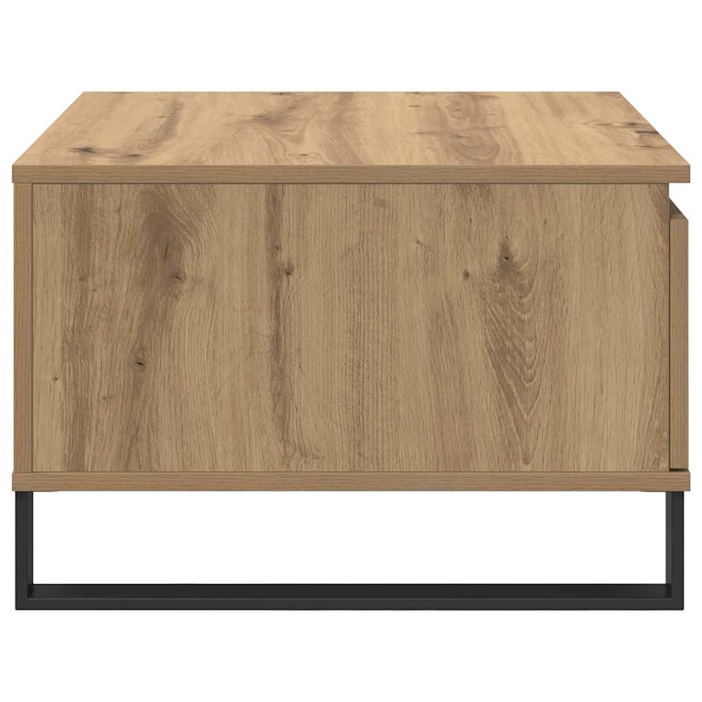 Sofabord Artisan Egetræ 55 x 55 x 36,5 cm Konstrueret træ