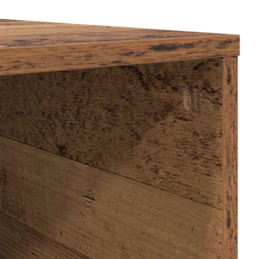 Sofabord Gammelt træ 80 x 80 x 36,5 cm Konstrueret træ