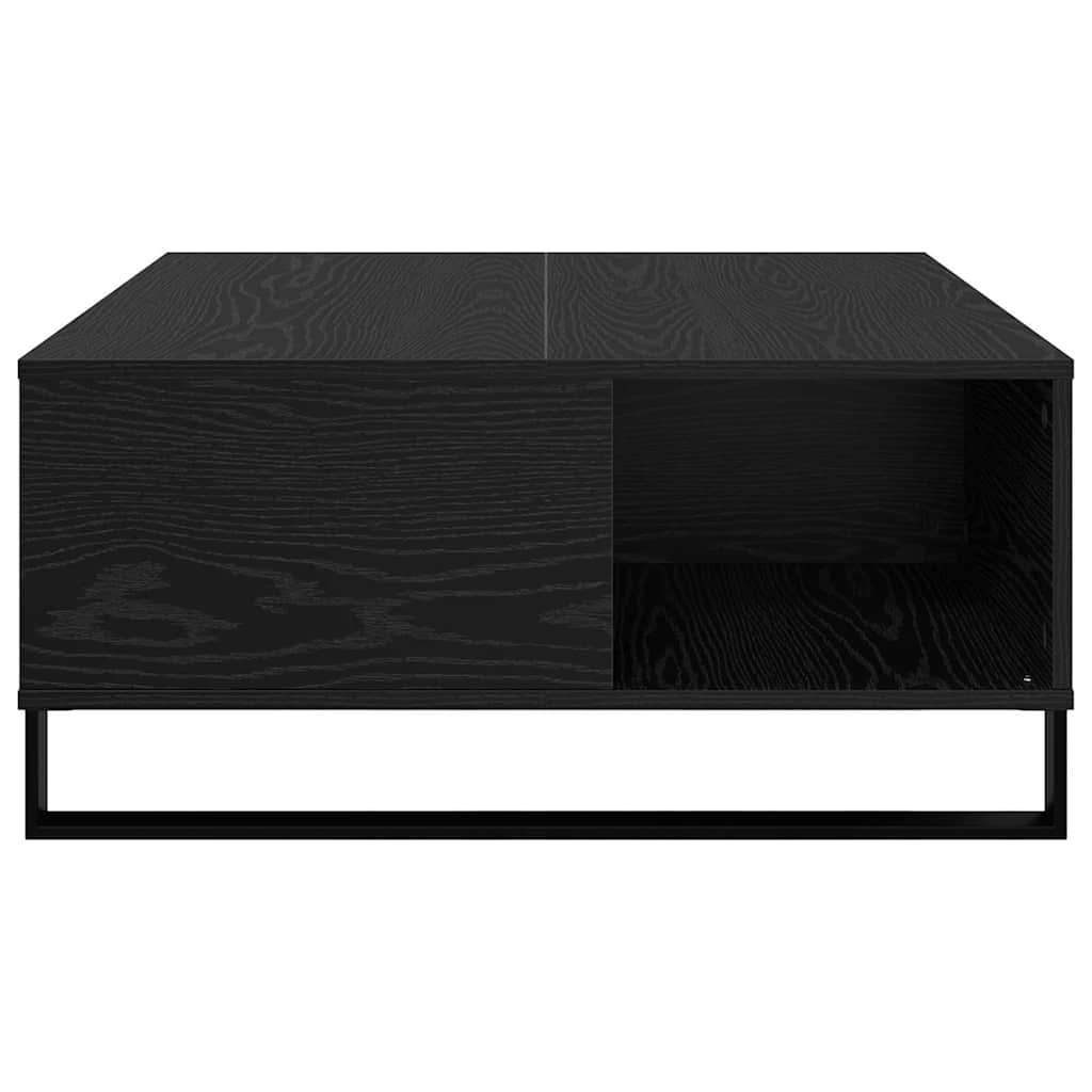Sofabord Sort eg 80 x 80 x 36,5 cm Konstrueret træ