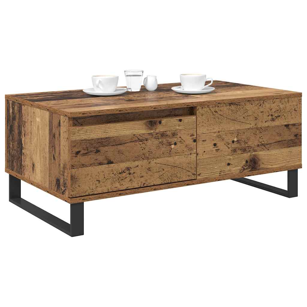 Sofabord Gammelt træ 90 x 50 x 36,5 cm Konstrueret træ