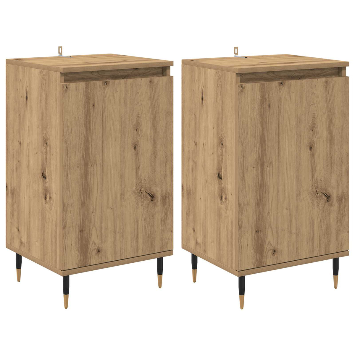 Sideboard 2 stk. Artisan Egetræ 40 x 35 x 70 cm