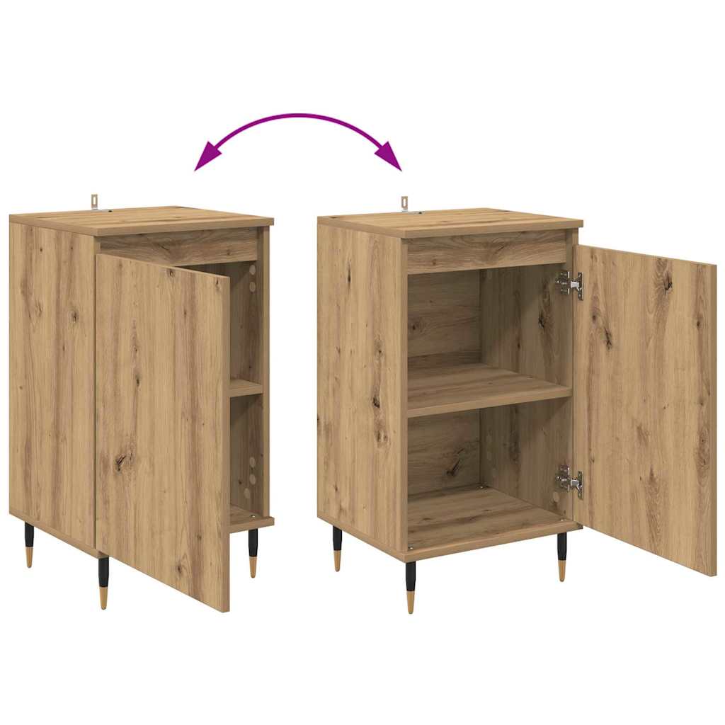 Sideboard 2 stk. Artisan Egetræ 40 x 35 x 70 cm