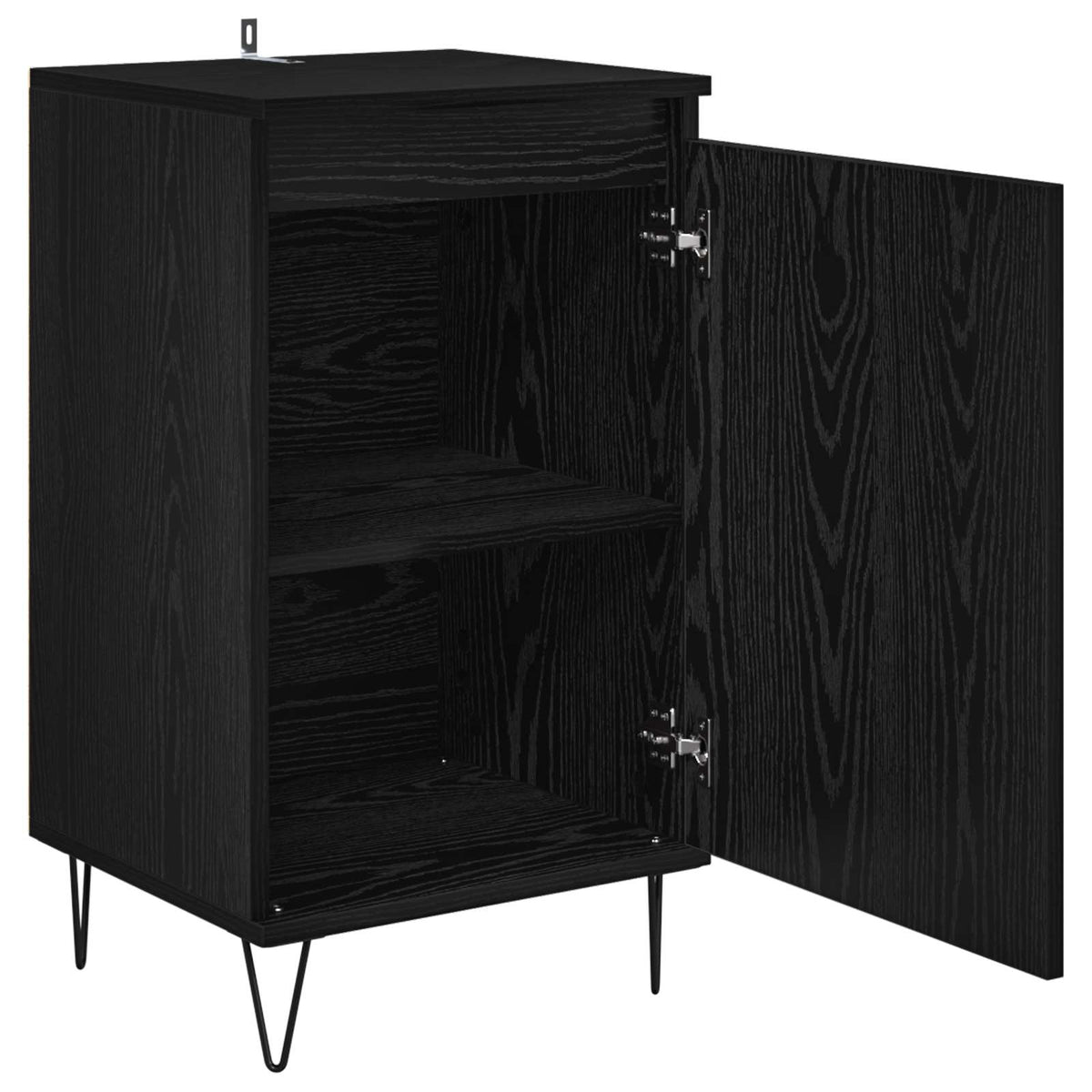 Sideboard Sort eg 40 x 35 x 70 cm Konstrueret træ