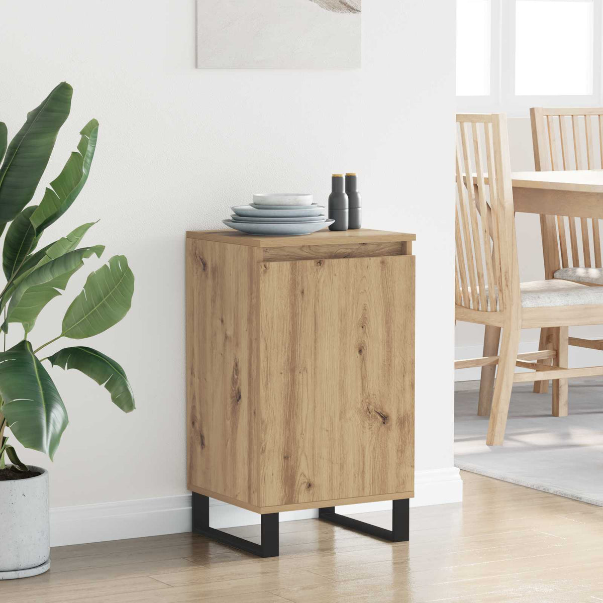 Sideboard Artisan Egetræ 40 x 35 x 70 cm Konstrueret træ