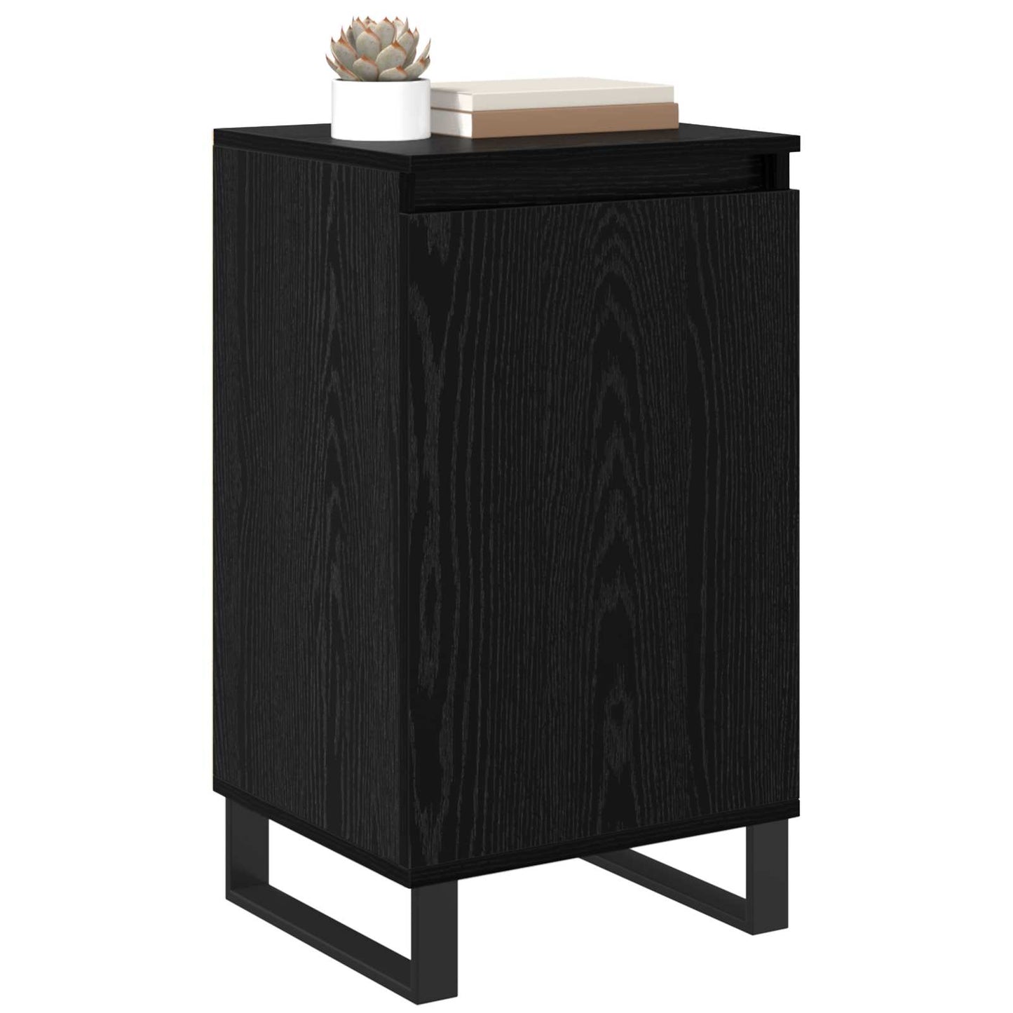 Sideboard Sort eg 40 x 35 x 70 cm Konstrueret træ