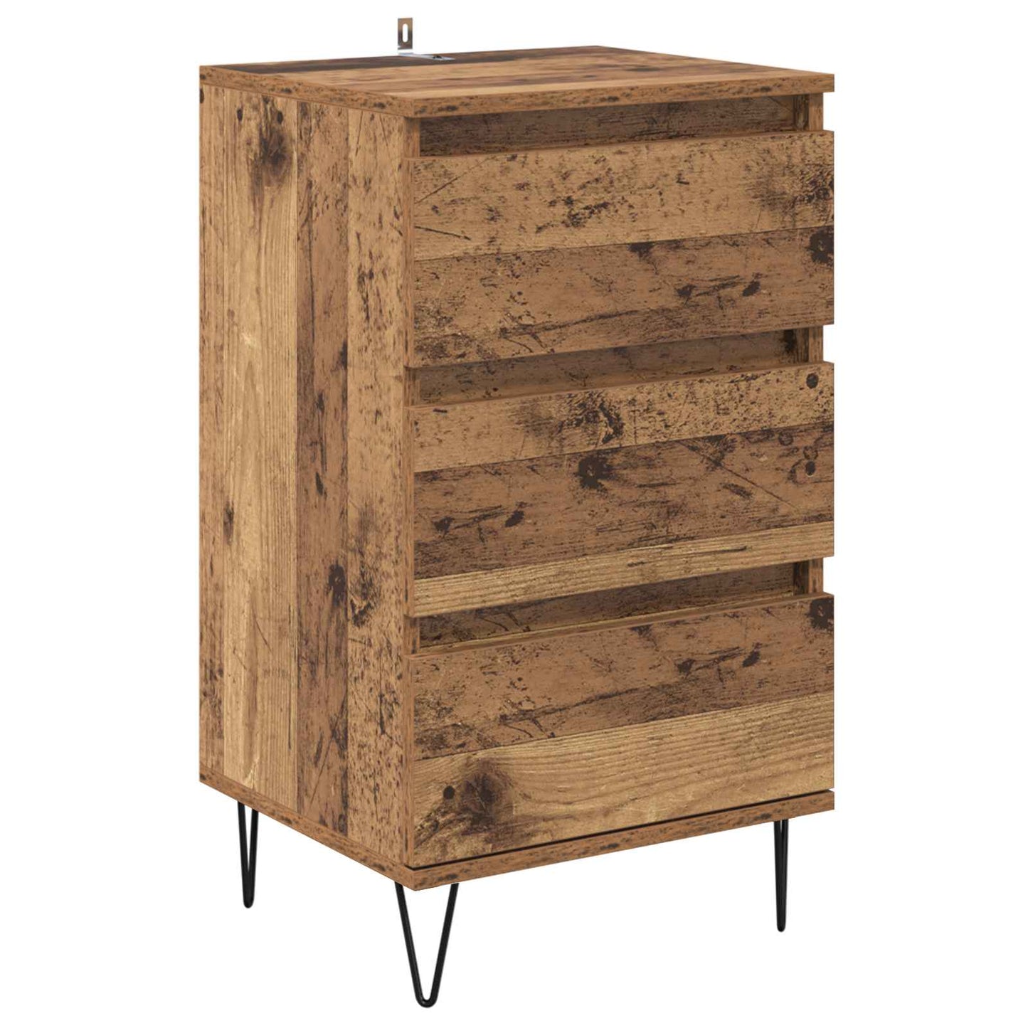 Sideboard Gammelt træ 40 x 35 x 70 cm Ingeniørt træ og jern