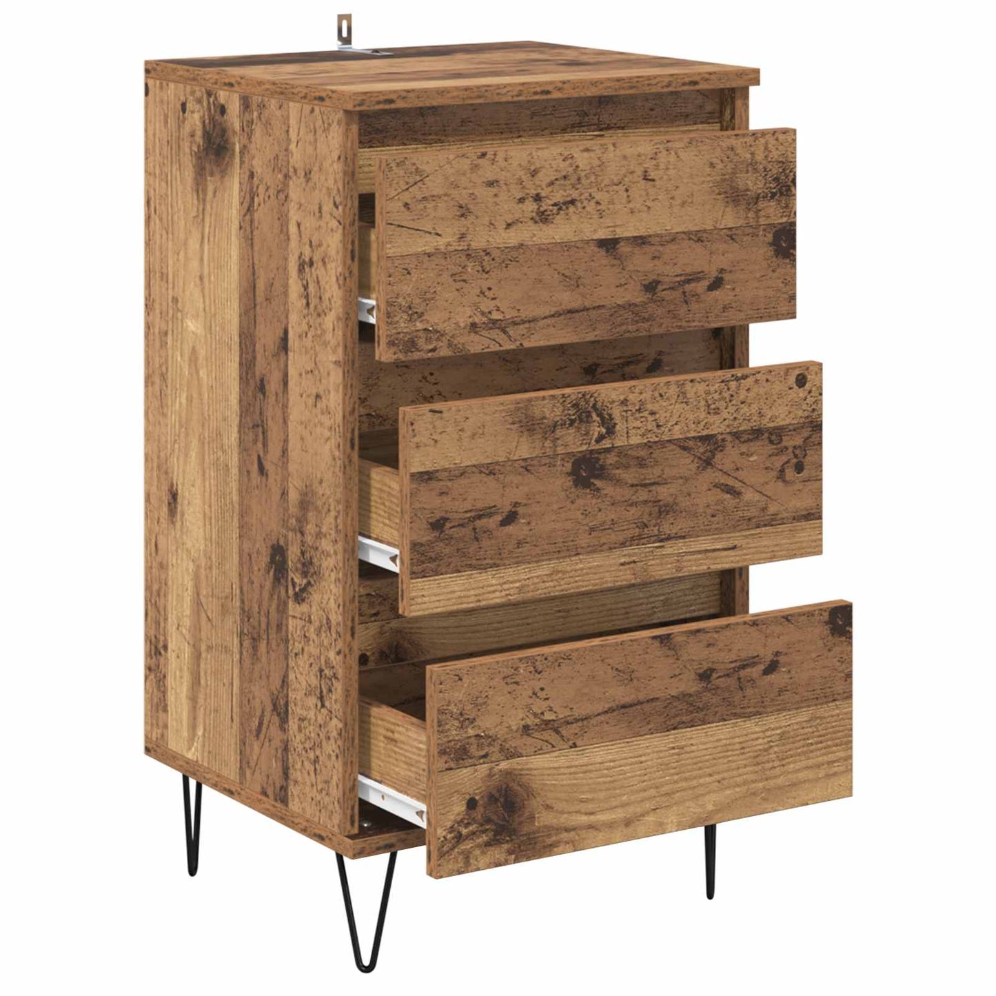 Sideboard Gammelt træ 40 x 35 x 70 cm Ingeniørt træ og jern